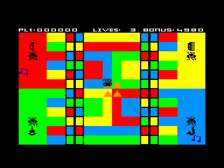 screenshot of the Amstrad CPC game Jammin by GameBase CPC