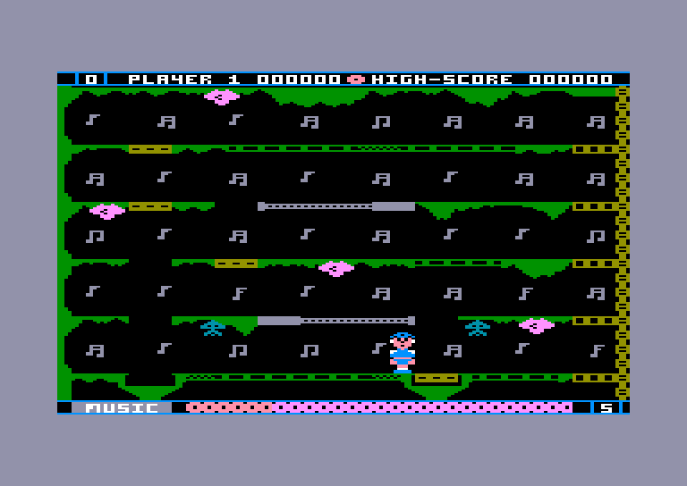 screenshot of the Amstrad CPC game Jet-Boot Jack by GameBase CPC