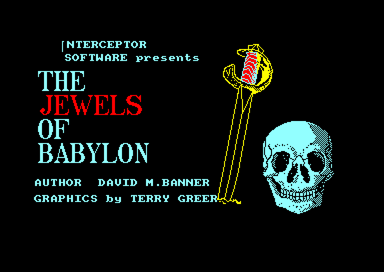 screenshot of the Amstrad CPC game Jewels of Babylon (the) by GameBase CPC