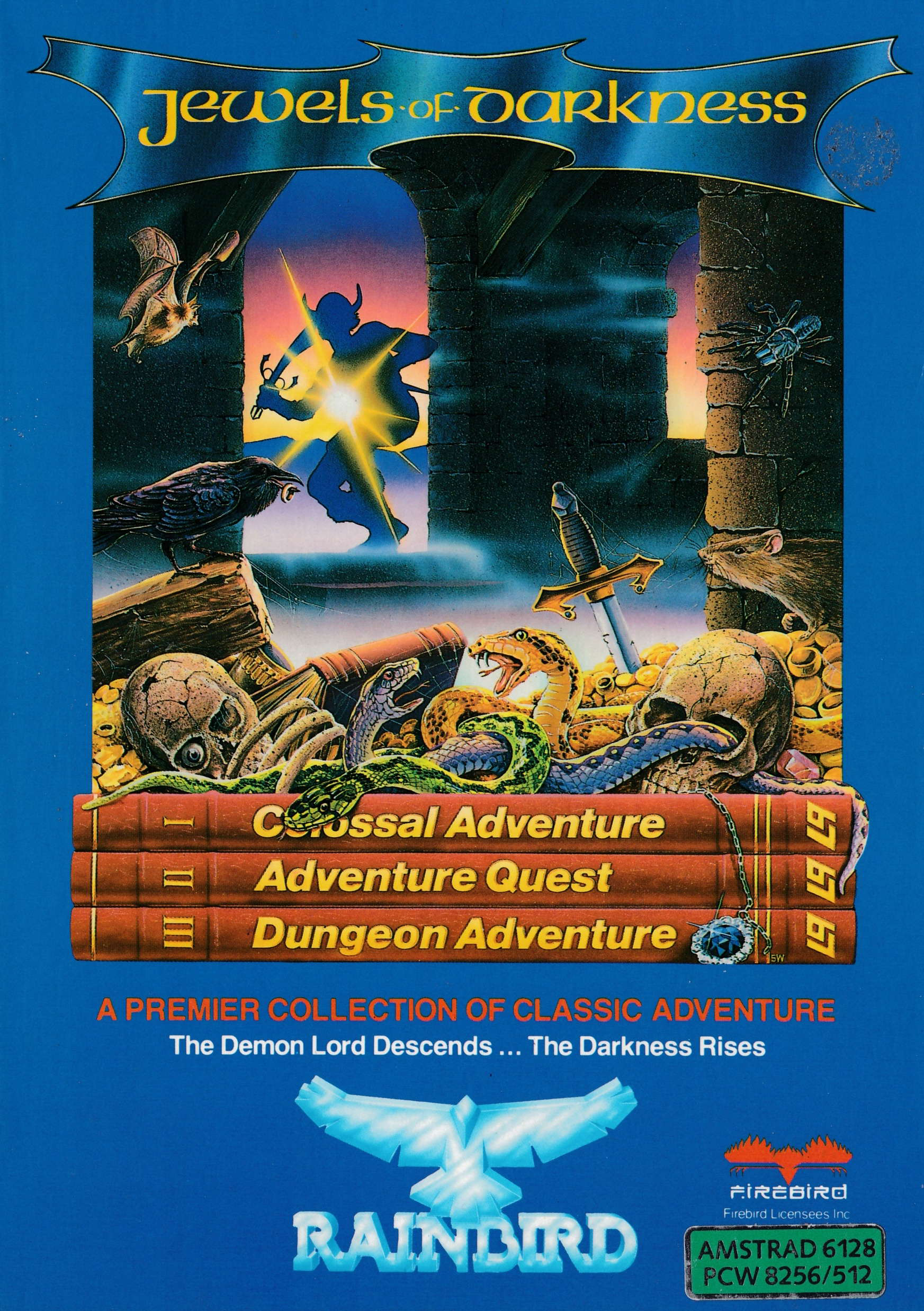 screenshot of the Amstrad CPC game Jewels of darkness by GameBase CPC