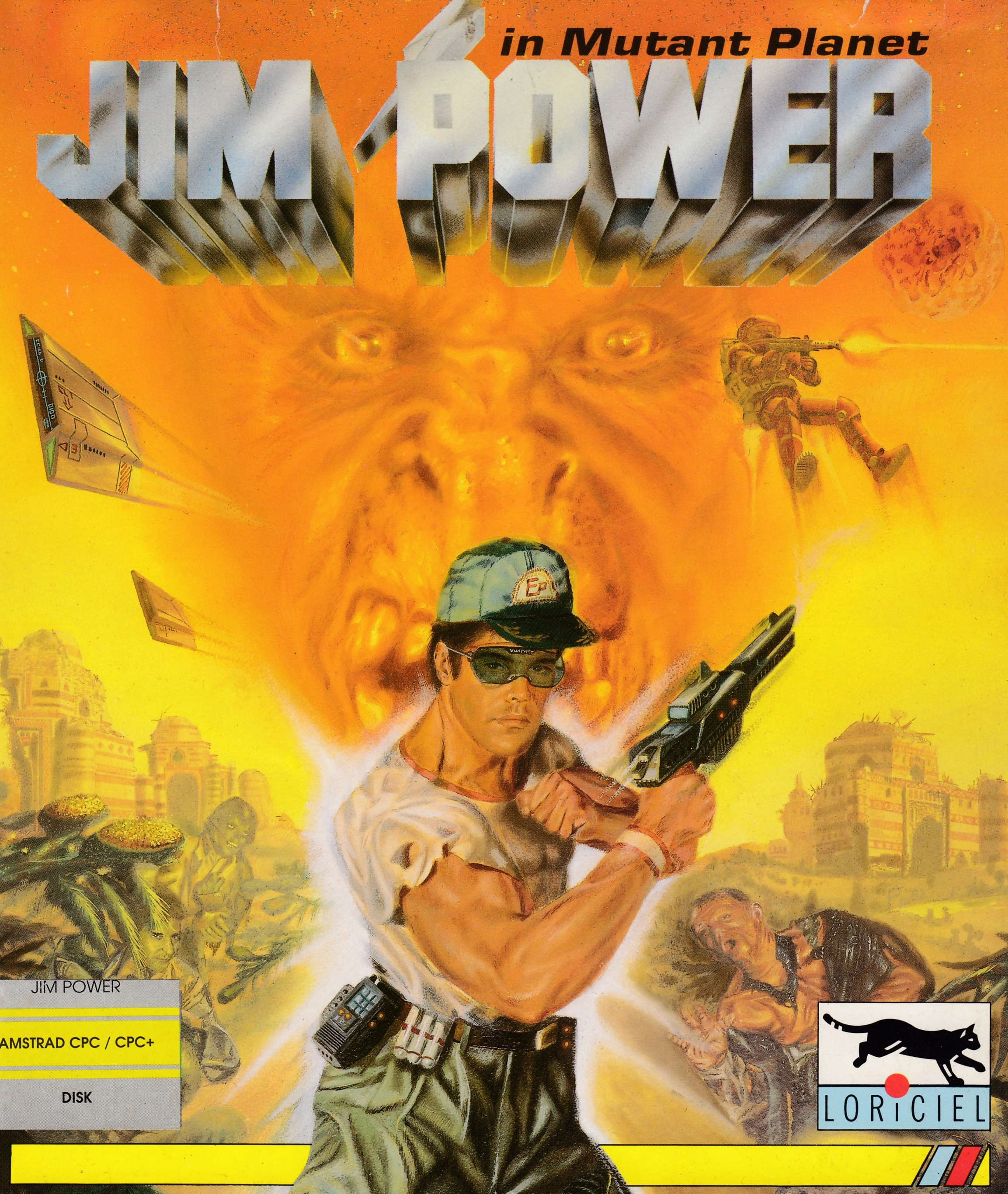 screenshot of the Amstrad CPC game Jim power by GameBase CPC