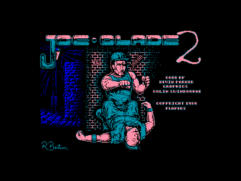 screenshot of the Amstrad CPC game Joe Blade II by GameBase CPC