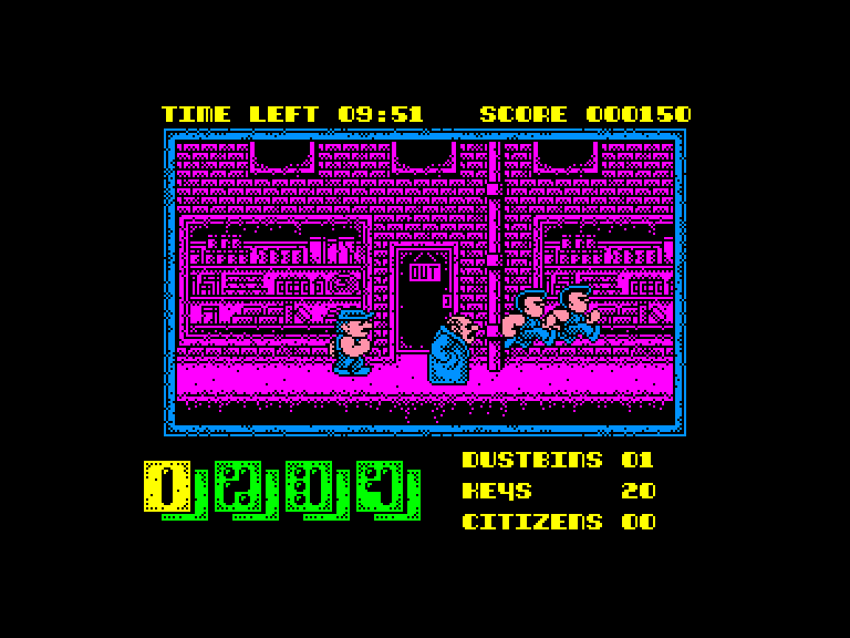 screenshot of the Amstrad CPC game Joe Blade II by GameBase CPC