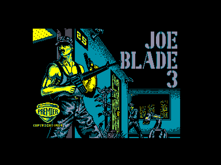 screenshot of the Amstrad CPC game Joe Blade III by GameBase CPC