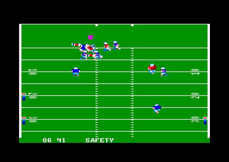 screenshot of the Amstrad CPC game John Elway's Quarterback  by GameBase CPC