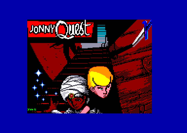 screenshot of the Amstrad CPC game Jonny quest by GameBase CPC