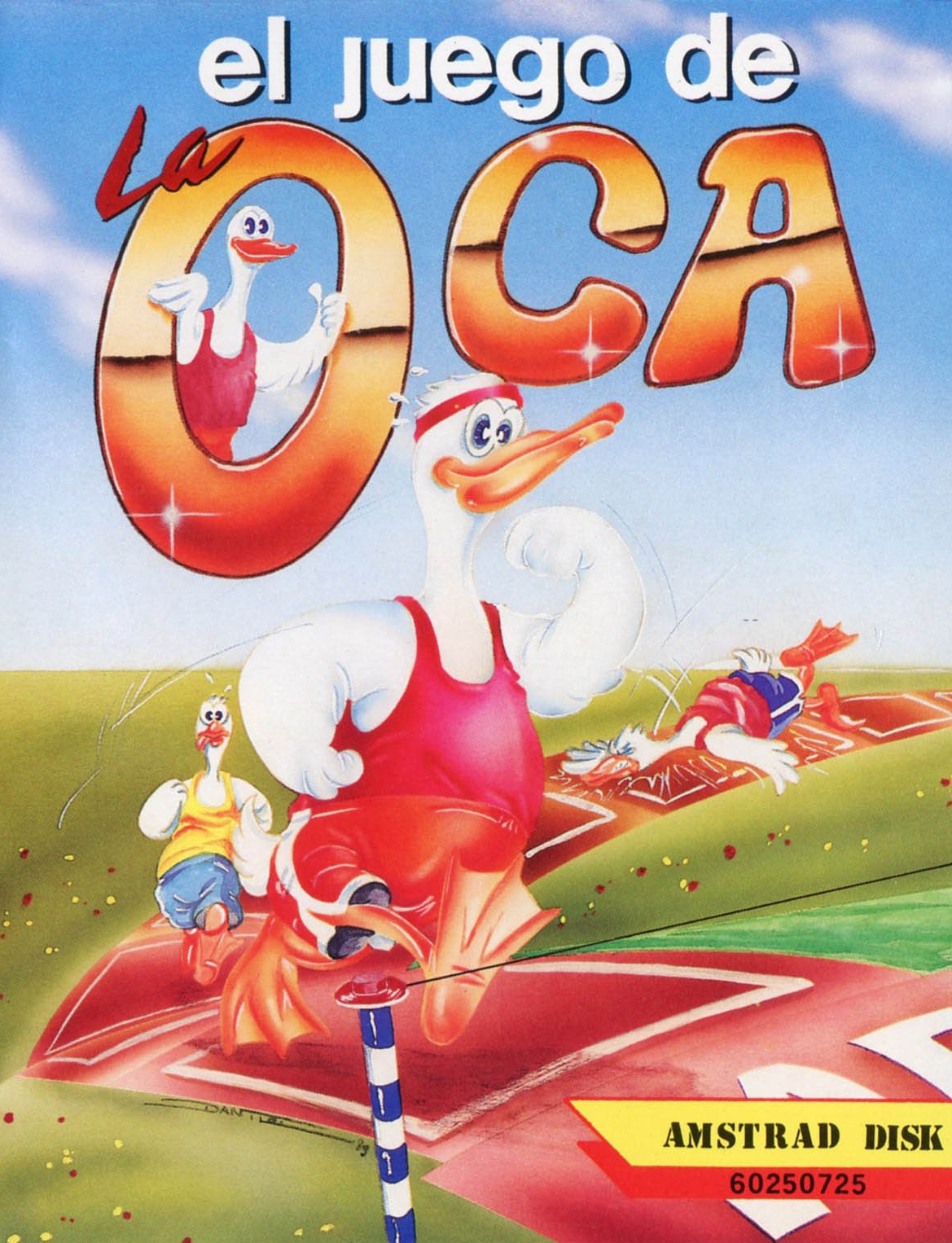 screenshot of the Amstrad CPC game Juego de la oca (el) by GameBase CPC