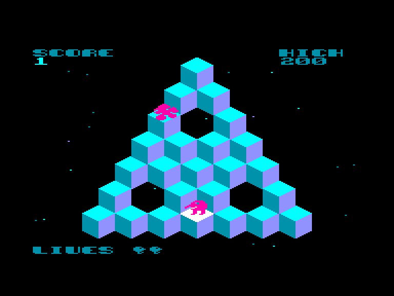 screenshot of the Amstrad CPC game Jumpman by GameBase CPC