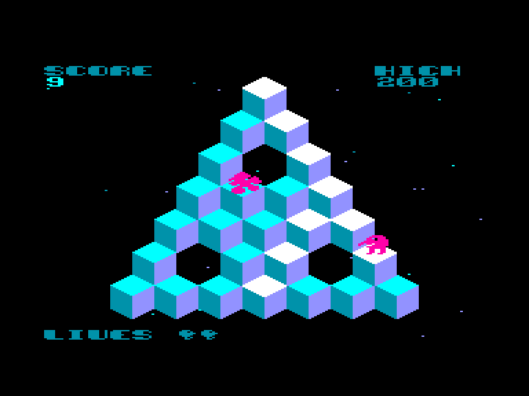 screenshot of the Amstrad CPC game Jumpman by GameBase CPC