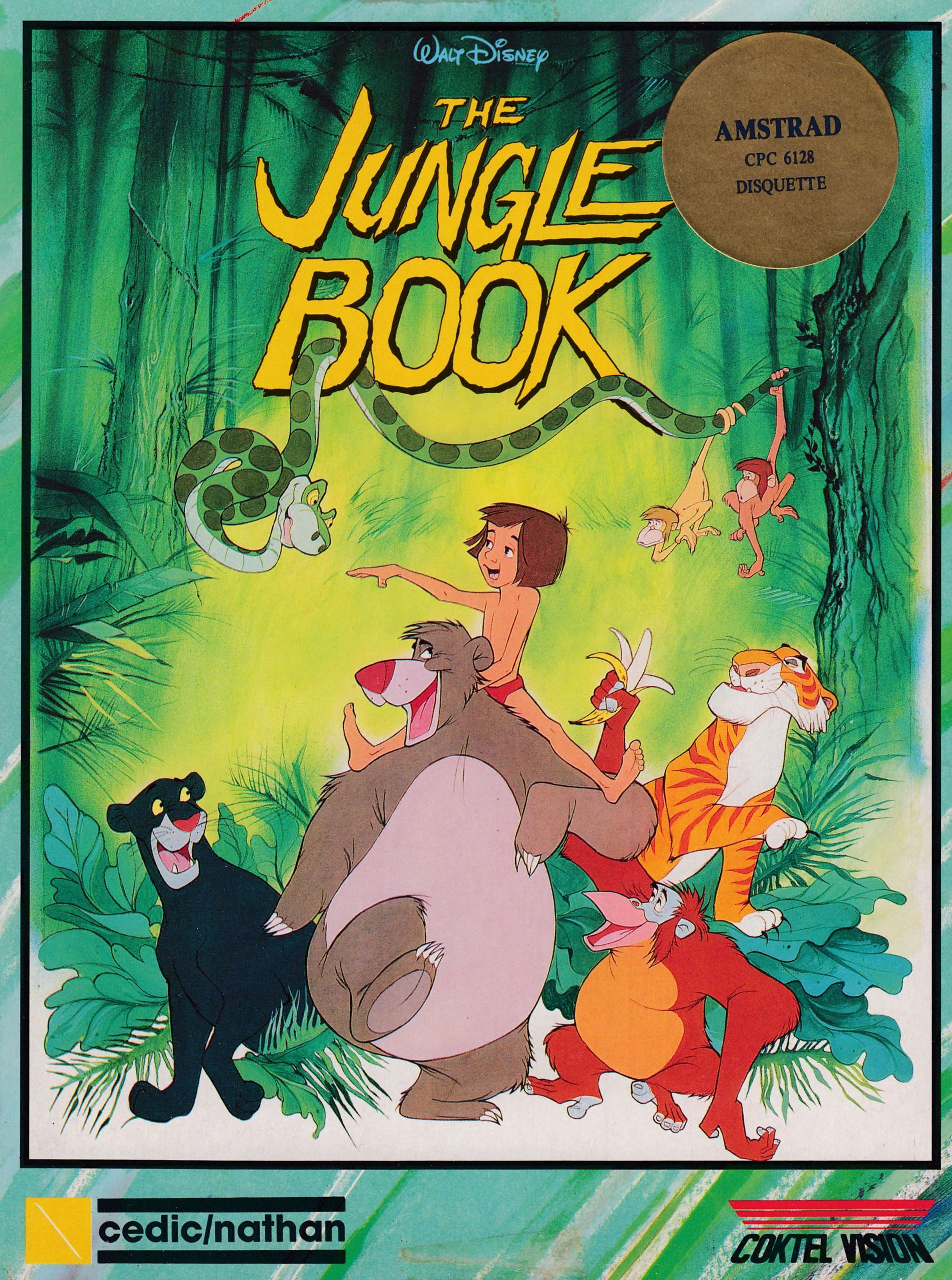 screenshot of the Amstrad CPC game Jungle book by GameBase CPC
