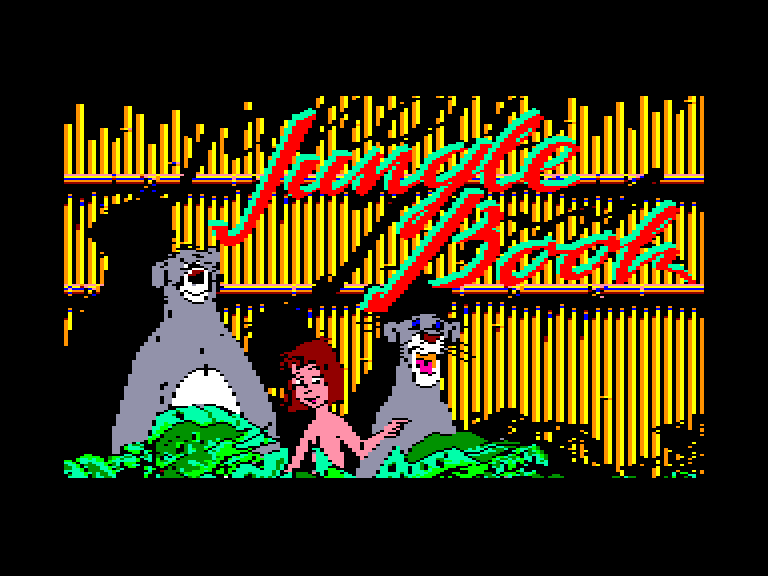 screenshot of the Amstrad CPC game Jungle Book by GameBase CPC
