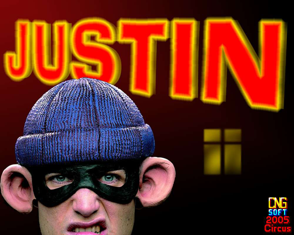 screenshot of the Amstrad CPC game Justin by GameBase CPC