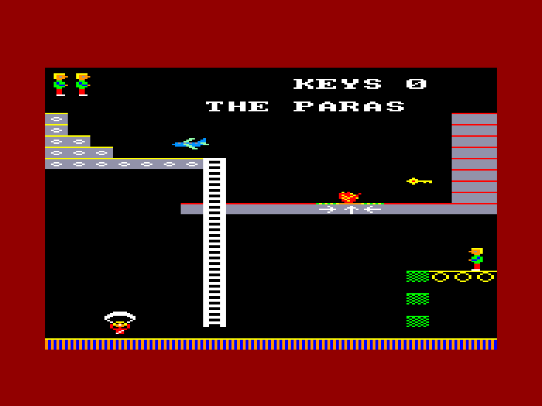 screenshot of the Amstrad CPC game Karl's treasure hunt by GameBase CPC