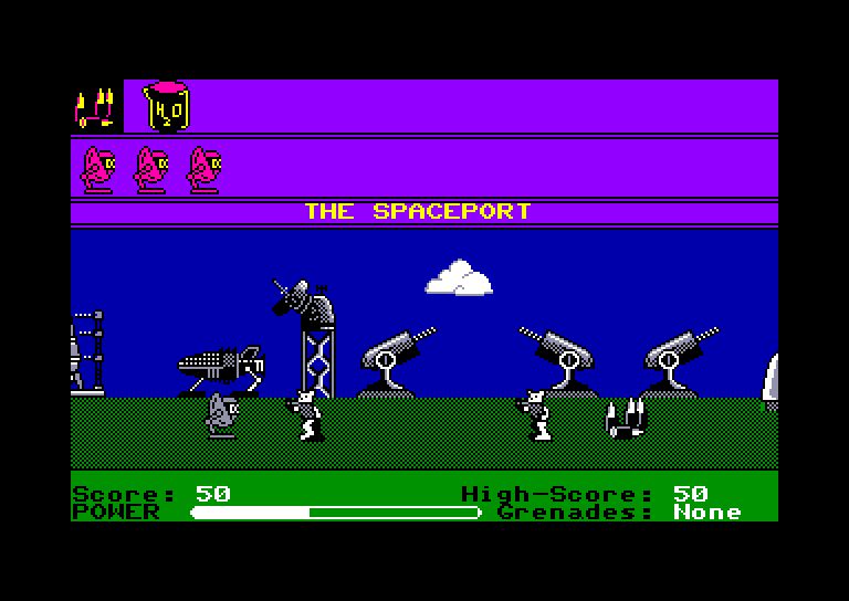 screenshot of the Amstrad CPC game Kat trap by GameBase CPC