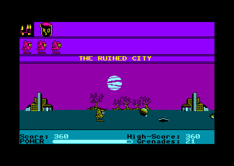 screenshot of the Amstrad CPC game Kat trap by GameBase CPC
