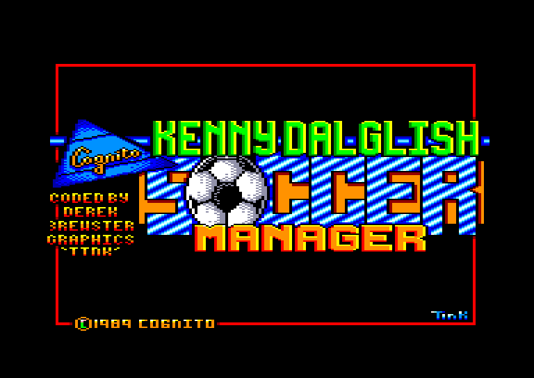 screenshot of the Amstrad CPC game Kenny dalglish soccer manager by GameBase CPC