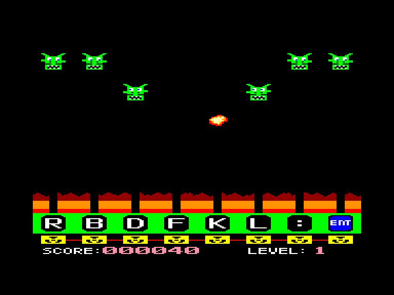 screenshot of the Amstrad CPC game Key factor (the) by GameBase CPC