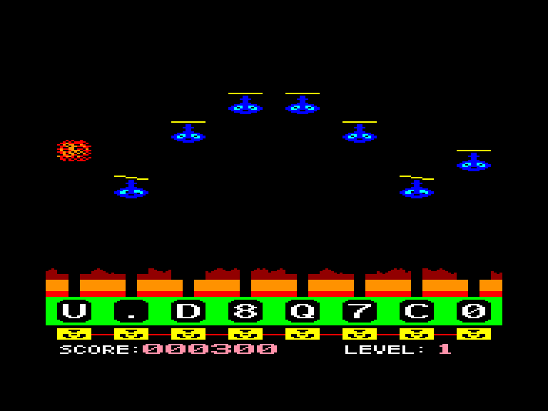 screenshot of the Amstrad CPC game Key factor (the) by GameBase CPC