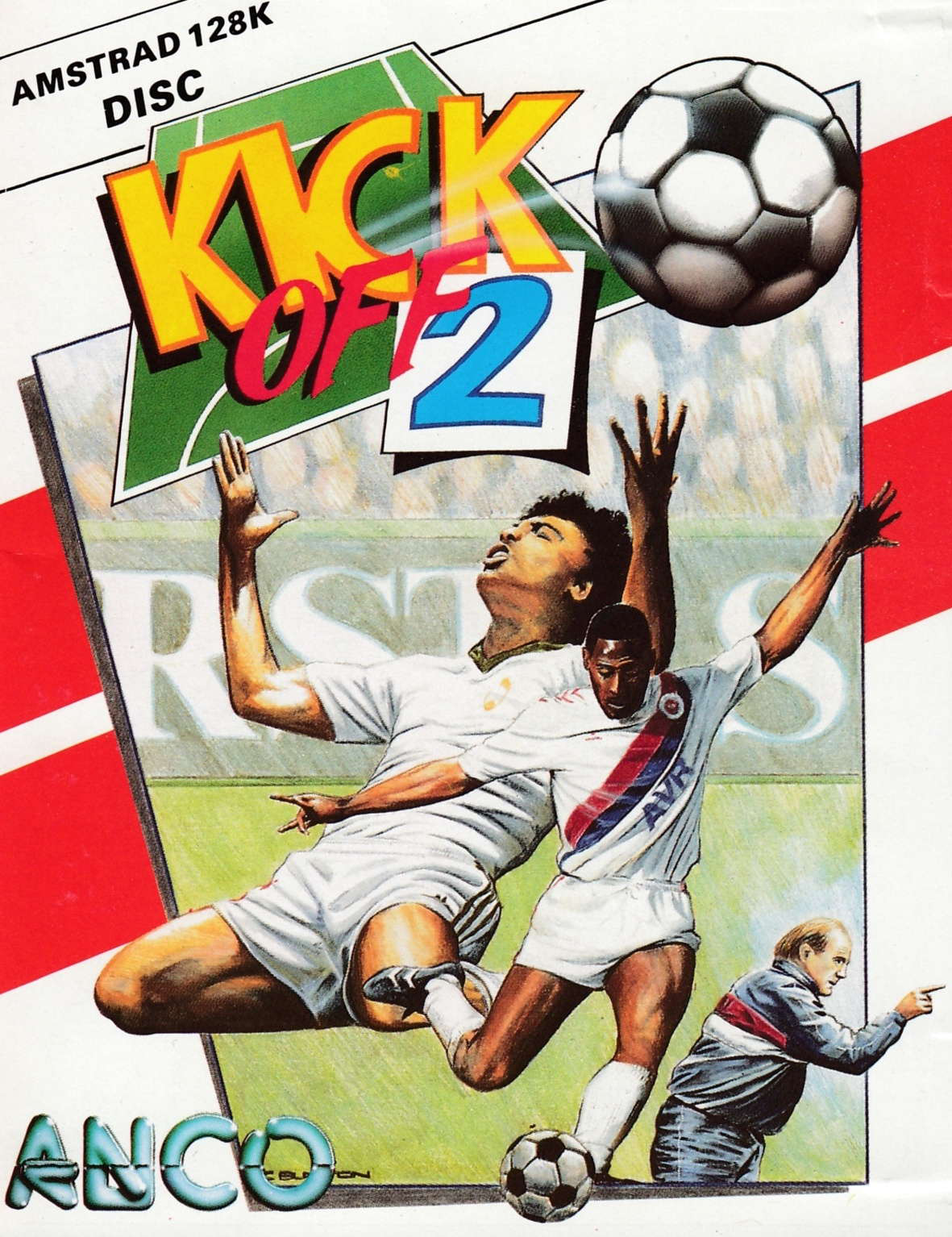 screenshot of the Amstrad CPC game Kick off 2 by GameBase CPC