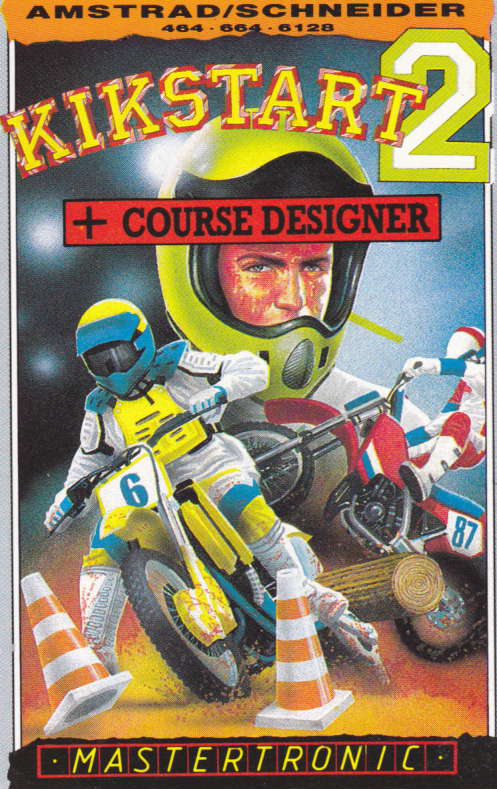 screenshot of the Amstrad CPC game Kikstart 2 by GameBase CPC