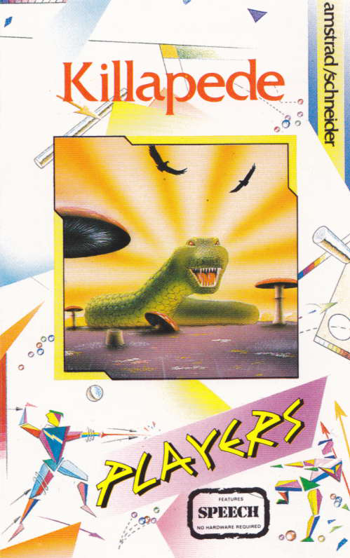screenshot of the Amstrad CPC game Killapede by GameBase CPC