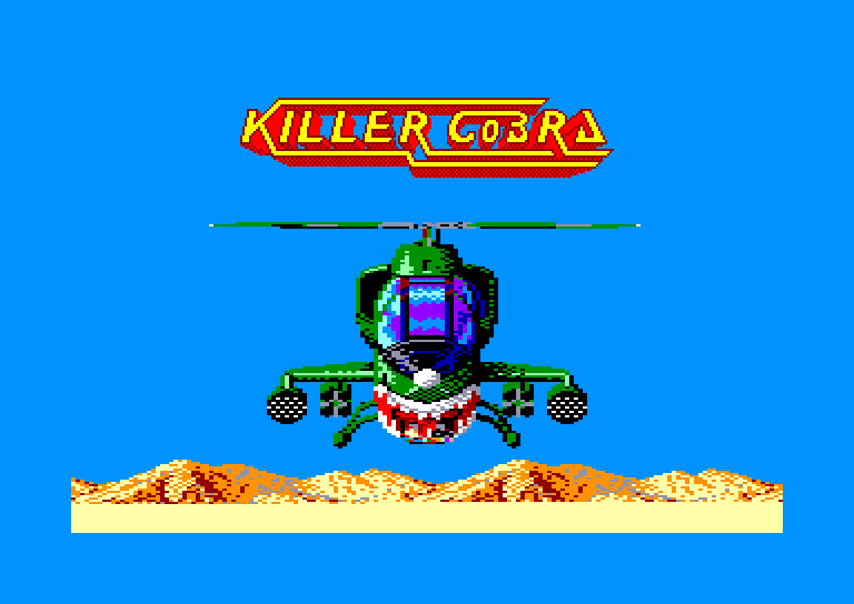 screenshot of the Amstrad CPC game Killer Cobra