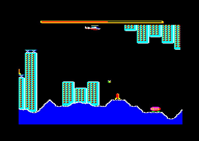 screenshot of the Amstrad CPC game Killer Cobra by GameBase CPC