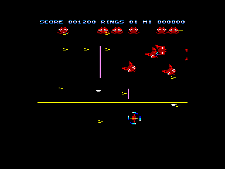 screenshot of the Amstrad CPC game Killer ring by GameBase CPC