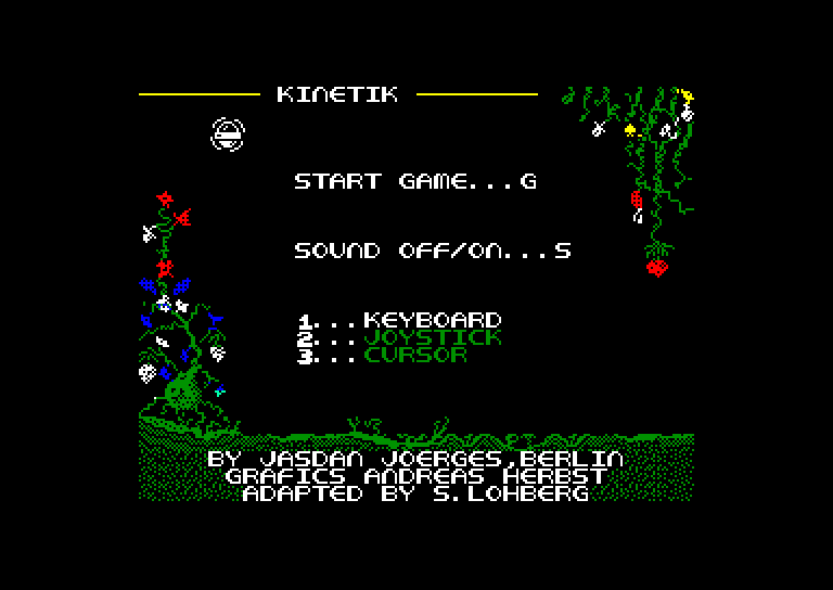 screenshot of the Amstrad CPC game Kinetik by GameBase CPC