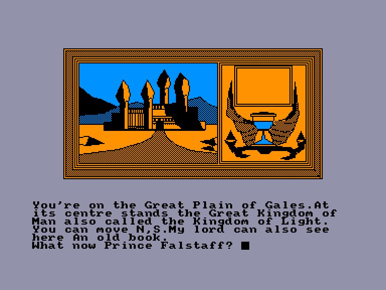 screenshot of the Amstrad CPC game Kingdom of Speldome by GameBase CPC
