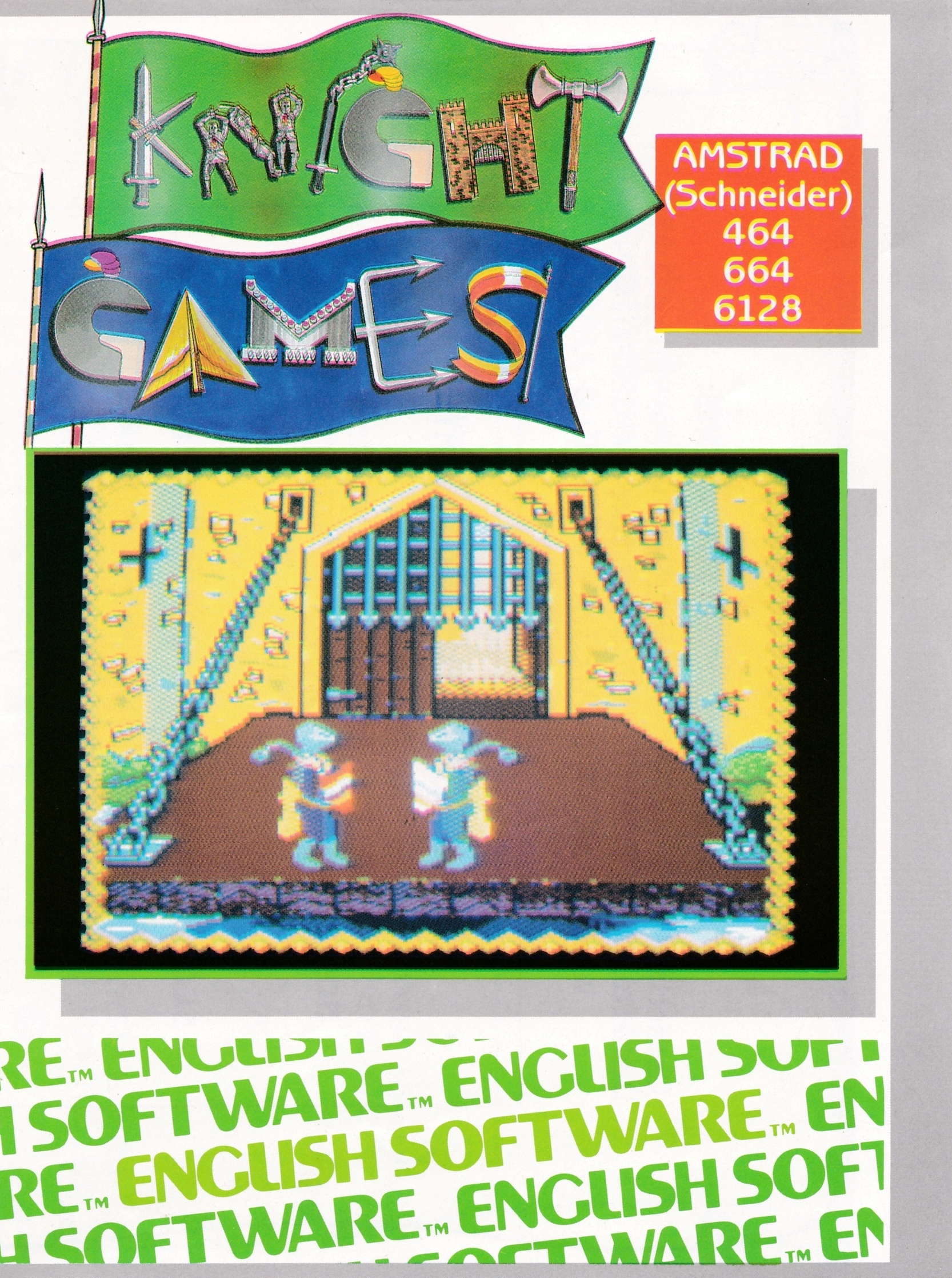 screenshot of the Amstrad CPC game Knight games by GameBase CPC