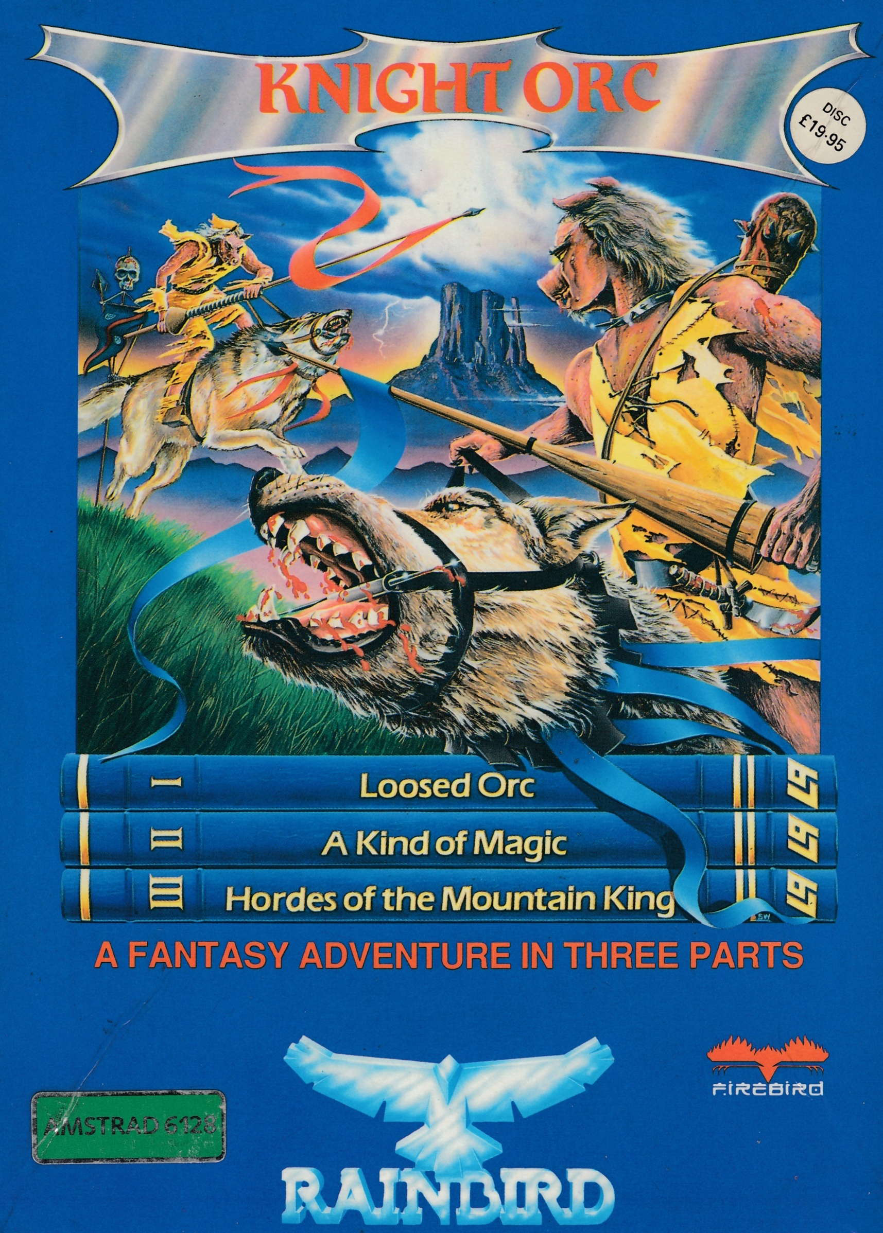 screenshot of the Amstrad CPC game Knight orc by GameBase CPC