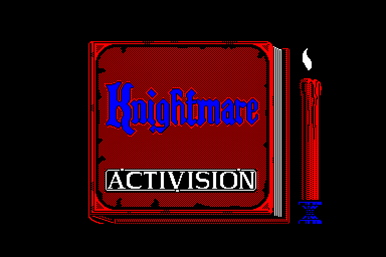 screenshot of the Amstrad CPC game Knightmare by GameBase CPC