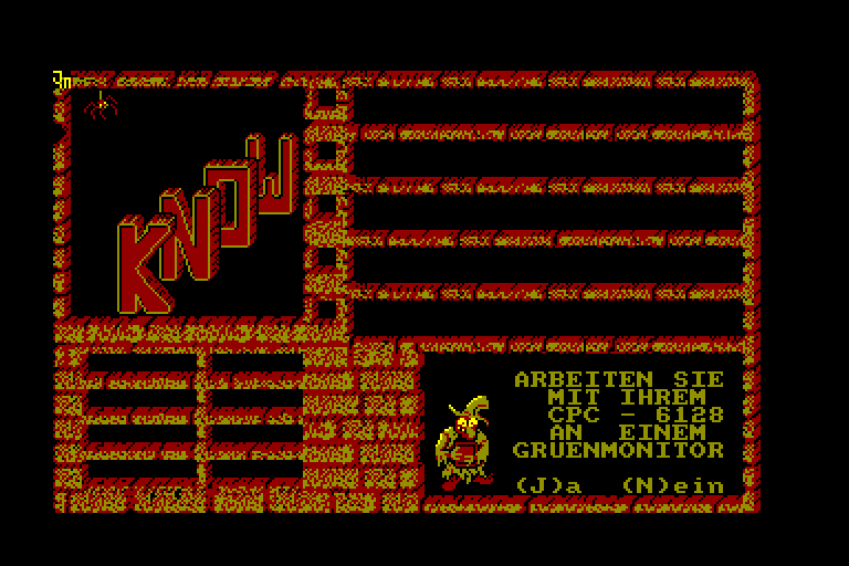 screenshot of the Amstrad CPC game Know by GameBase CPC