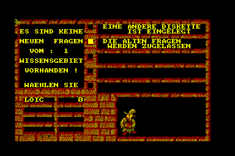 screenshot of the Amstrad CPC game Know by GameBase CPC