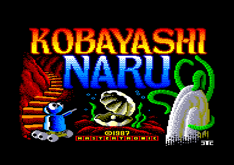 screenshot of the Amstrad CPC game Kobyashi Naru by GameBase CPC