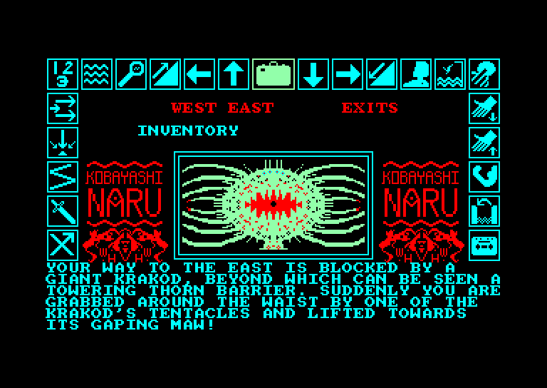 screenshot of the Amstrad CPC game Kobyashi Naru by GameBase CPC