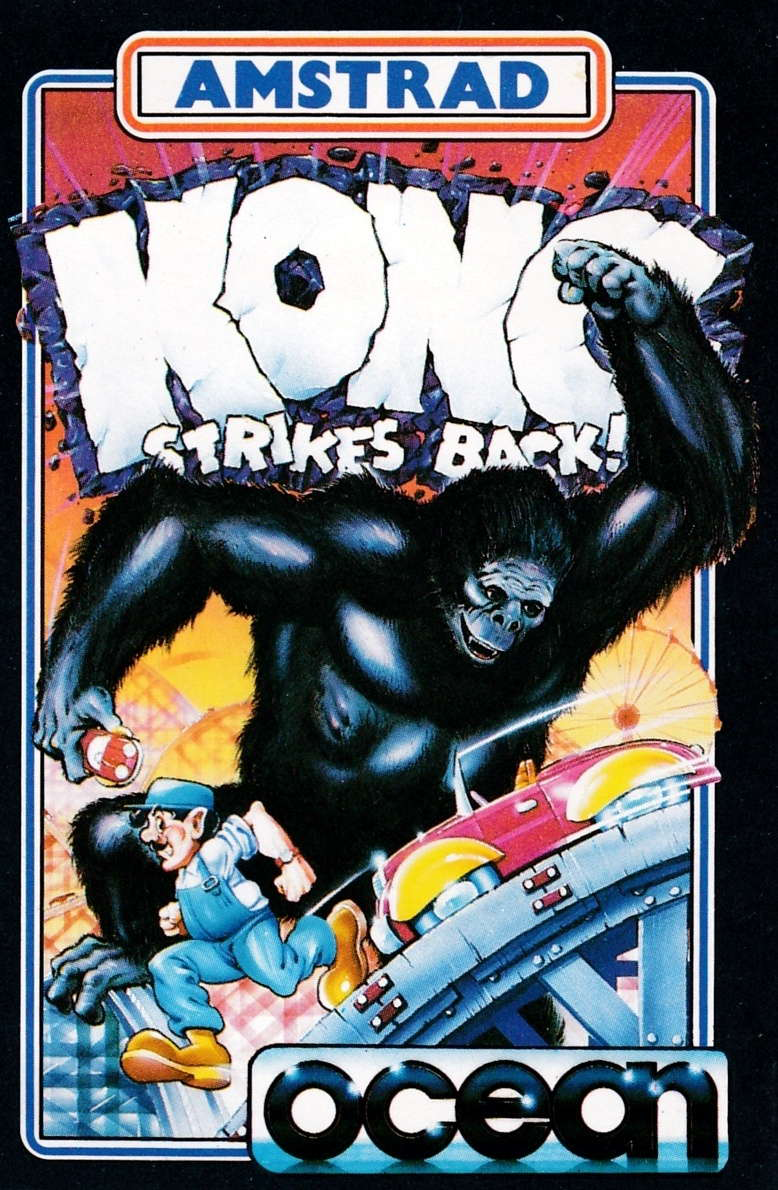 screenshot of the Amstrad CPC game Kong Strikes Back by GameBase CPC
