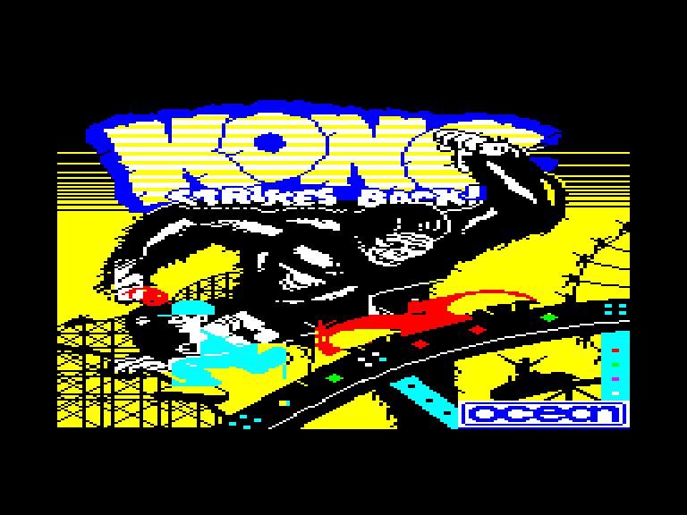 screenshot of the Amstrad CPC game Kong Strikes Back by GameBase CPC