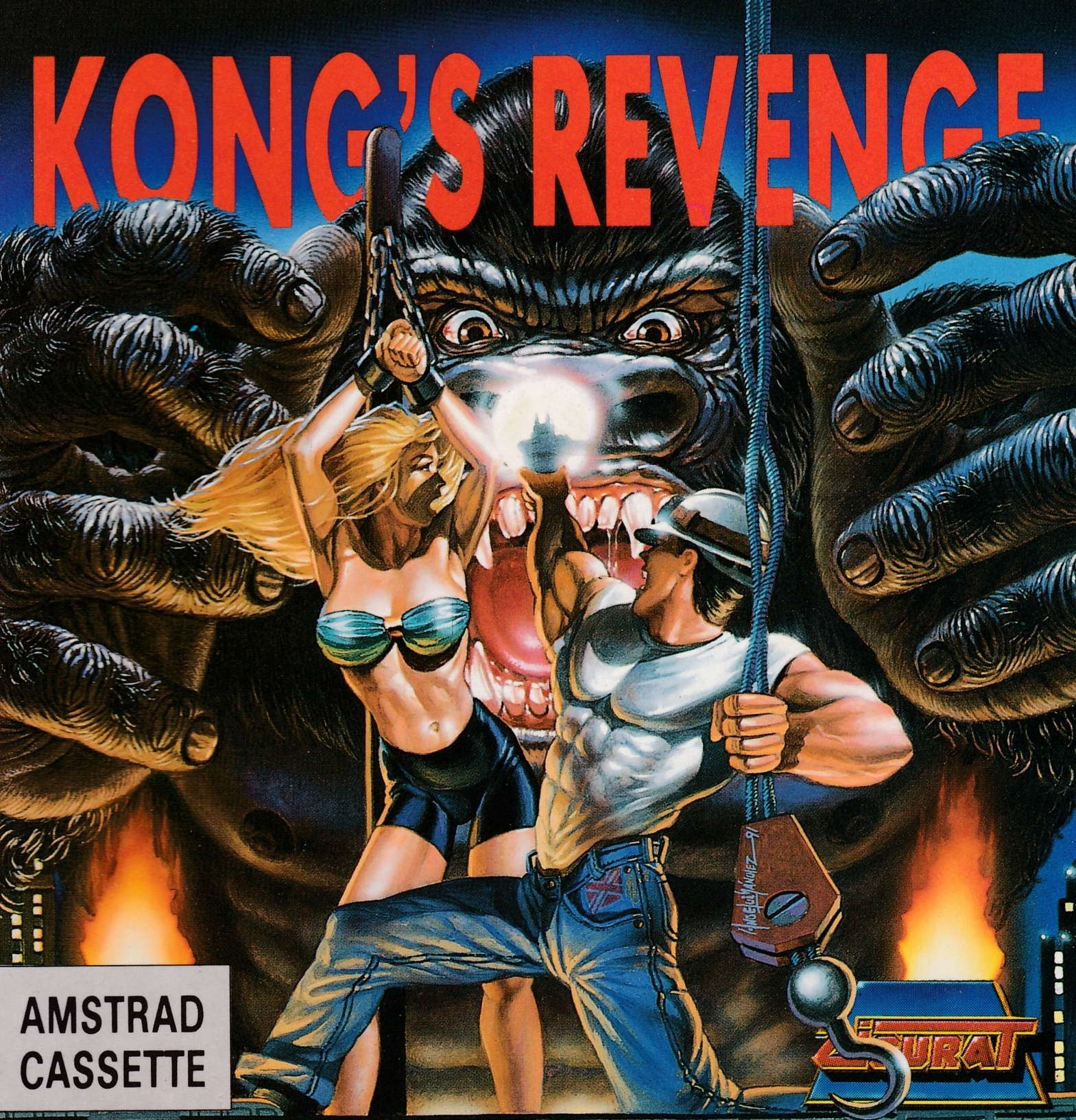 cover of the Amstrad CPC game Kong's Revenge  by GameBase CPC