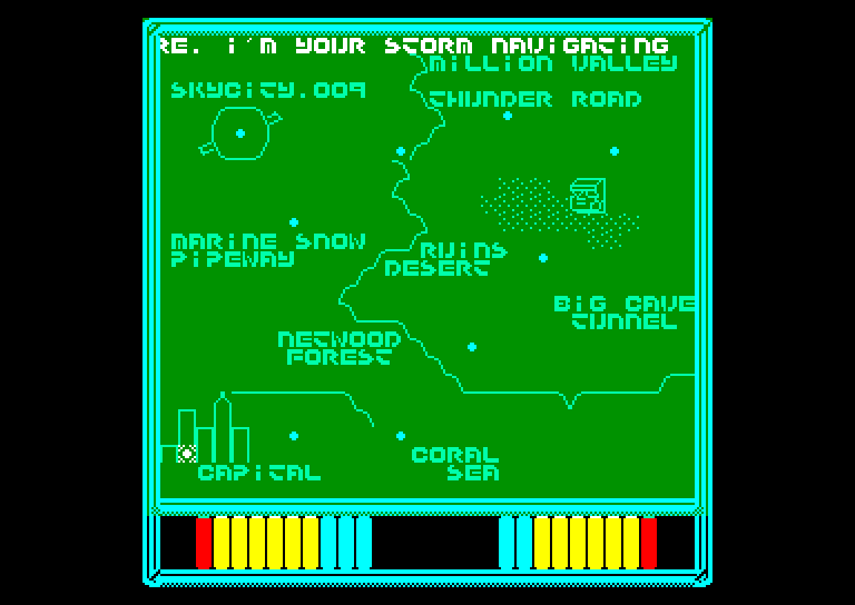 screenshot of the Amstrad CPC game L.E.D. Storm by GameBase CPC