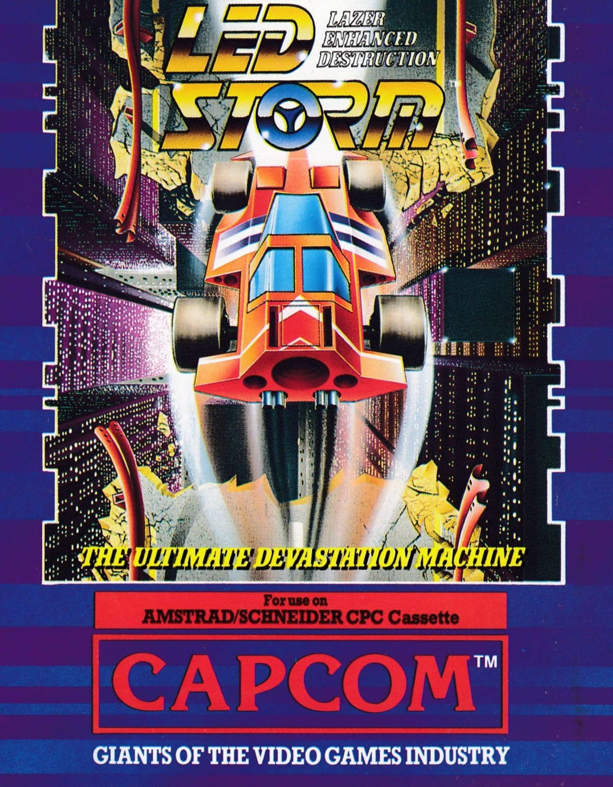cover of the Amstrad CPC game L.E.D. Storm  by GameBase CPC