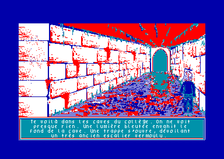 screenshot of the Amstrad CPC game Labyrinthe aux Mille Calculs (le) by GameBase CPC