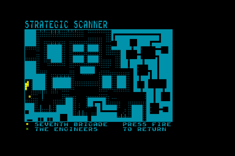 screenshot of the Amstrad CPC game Laser Squad by GameBase CPC