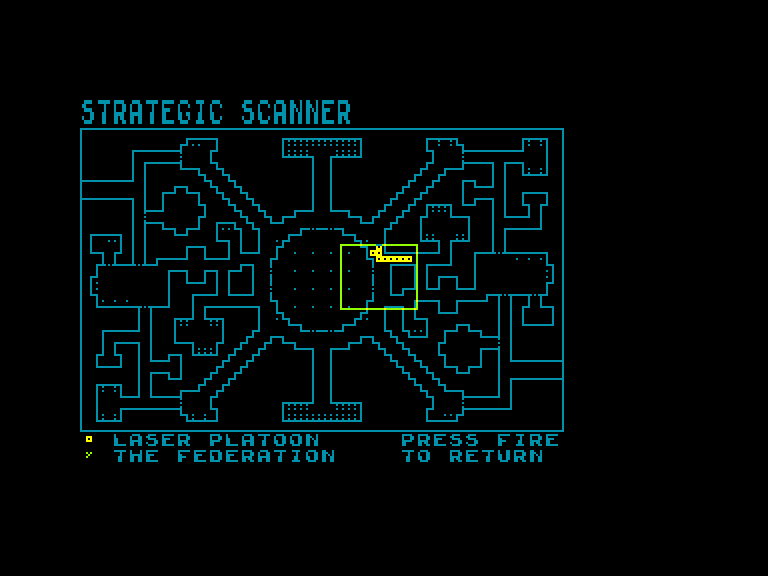 screenshot of the Amstrad CPC game Laser Squad by GameBase CPC