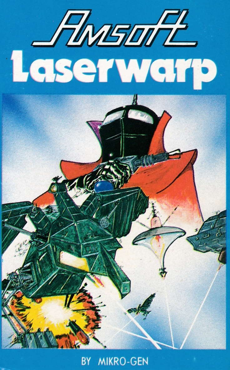 screenshot of the Amstrad CPC game Laserwarp by GameBase CPC