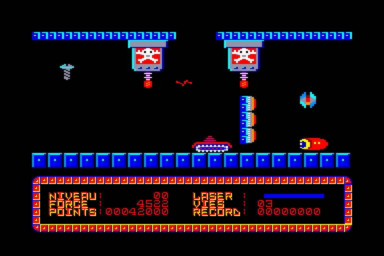 screenshot of the Amstrad CPC game Last mission (the) by GameBase CPC