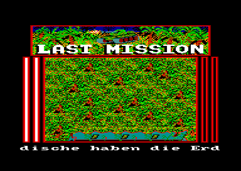 screenshot of the Amstrad CPC game Last mission (the) by GameBase CPC