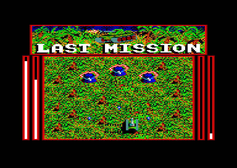 screenshot of the Amstrad CPC game Last mission (the) by GameBase CPC