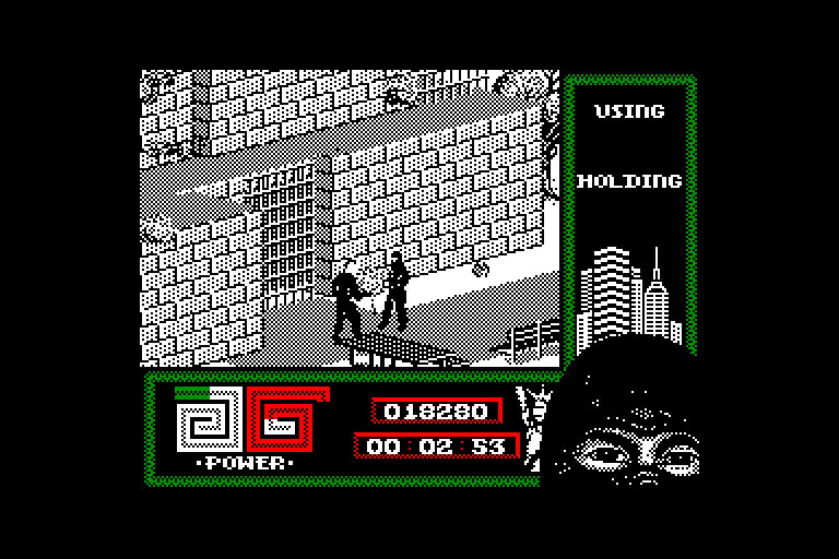 screenshot of the Amstrad CPC game Last ninja 2 by GameBase CPC